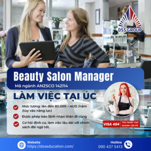 quản lý Salon làm đẹp