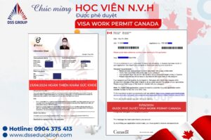 Chúc mừng học viên N.V.H được phê duyệt visa Work Permit