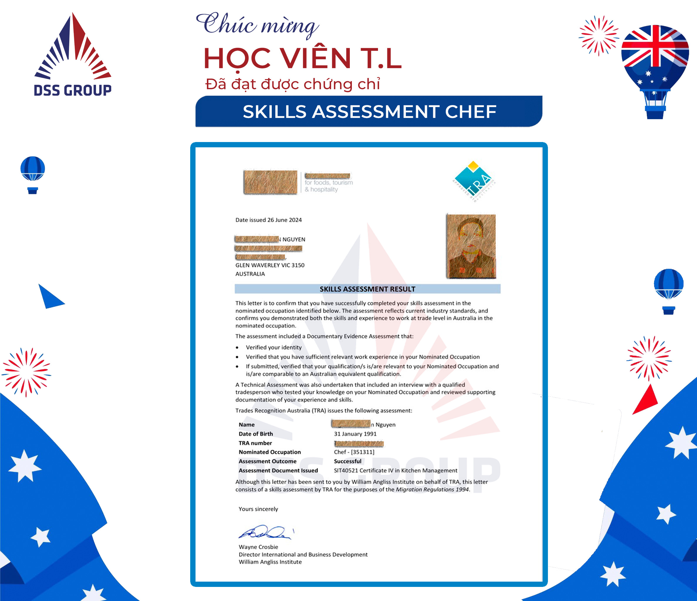 Skills Assessment của chị NNTL